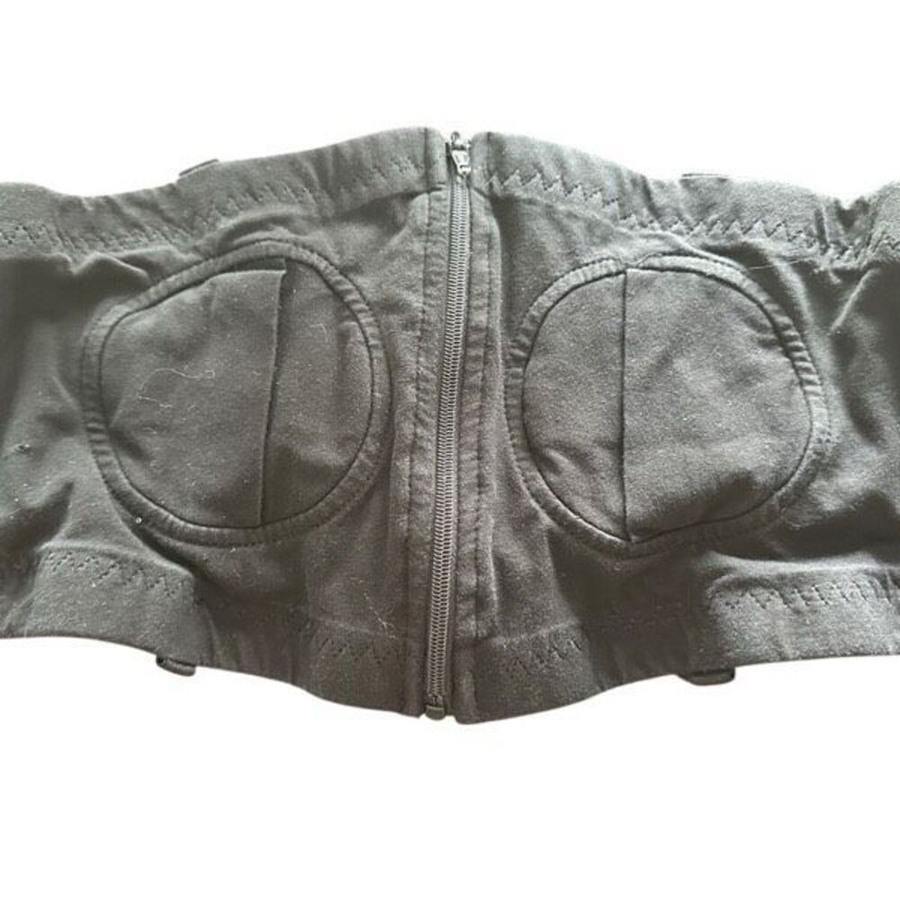 Nursing bra black strapless medium- one size fits most /adjustable